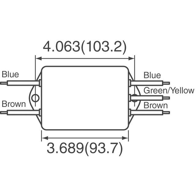 10ET3 TE Connectivity Corcom Filters  Modules de filtrage de ligne électrique